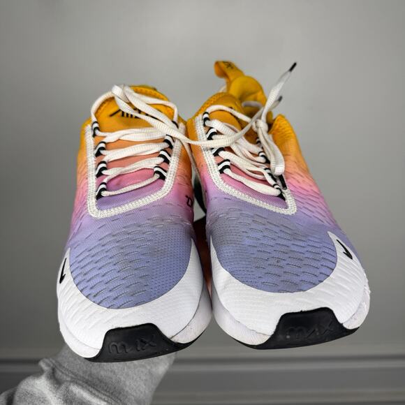 Nike Air Max 270 in University Gold Sneaker Womens 8 - Picture 4 of 12
